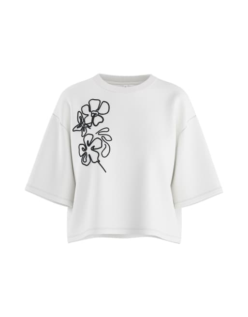 HYPEDROP - Hvid kortærmet T-shirt, 2 af 3