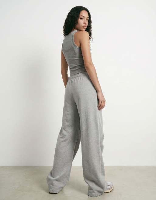 HYPEDROP joggers en gris claro jaspeado, 3 de 5