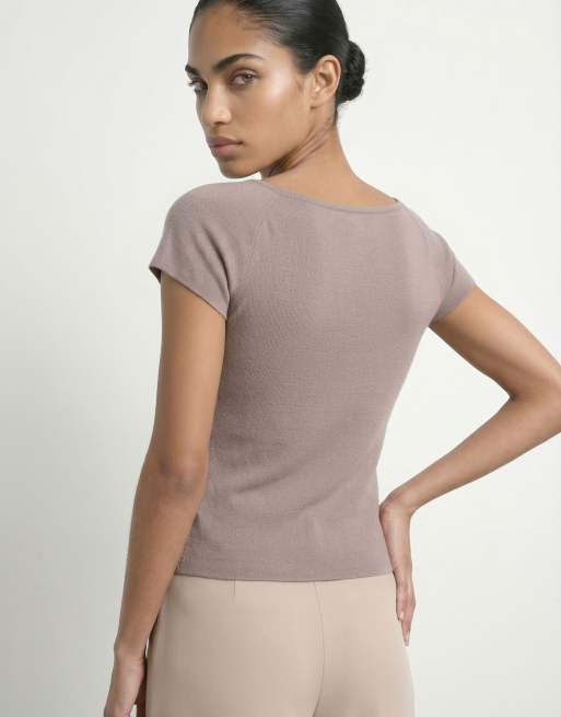HYPEDROP Knitted cardigan in moon rock1, 4 of 6