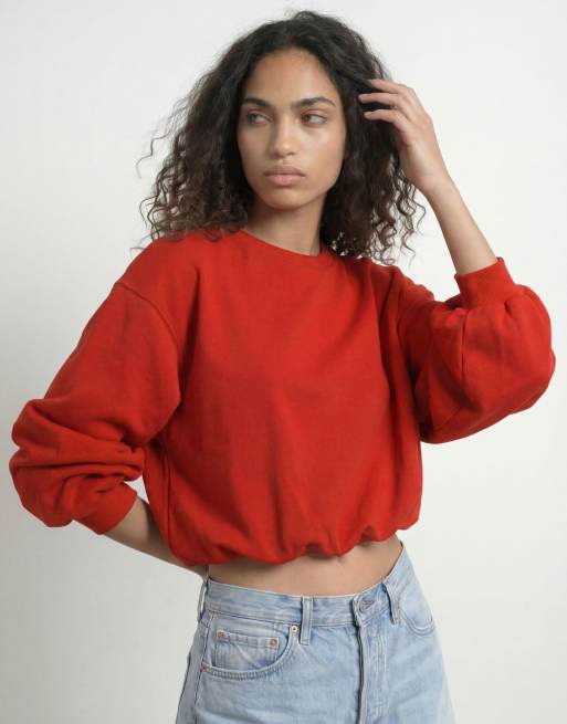 HYPEDROP – Langärmliges Sweatshirt in Valiant Poppy, 2 von 5
