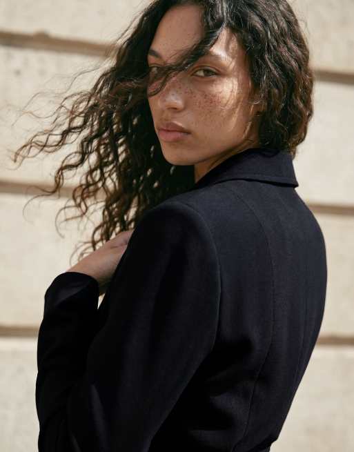 HYPEDROP langærmet skjorte i navy blazer, 5 af 7
