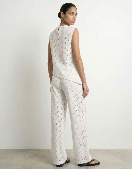 HYPEDROP – Loose-Fit-Hose in Cloud Dancer, 3 von 5