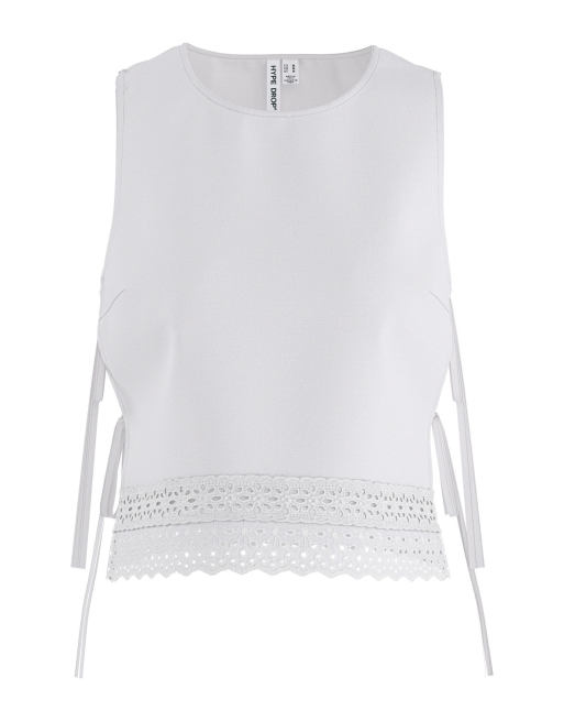 HYPEDROP - Mouwloze top in wit, 4 van 5