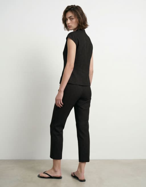 HYPEDROP pantalon court noir chiné, 3 de 5