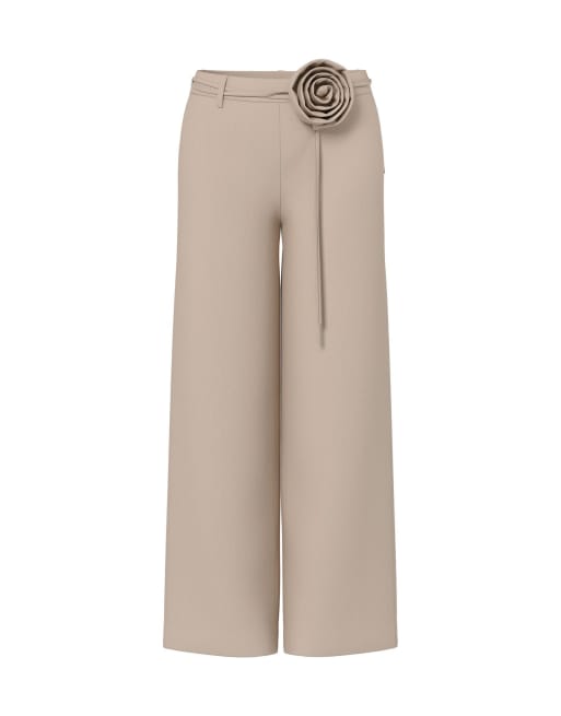 HYPEDROP - Pantalones beis rosado, 6 de 7