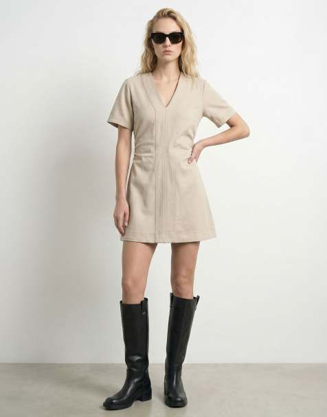 HYPEDROP - Robe courte - Parchemin - view 1