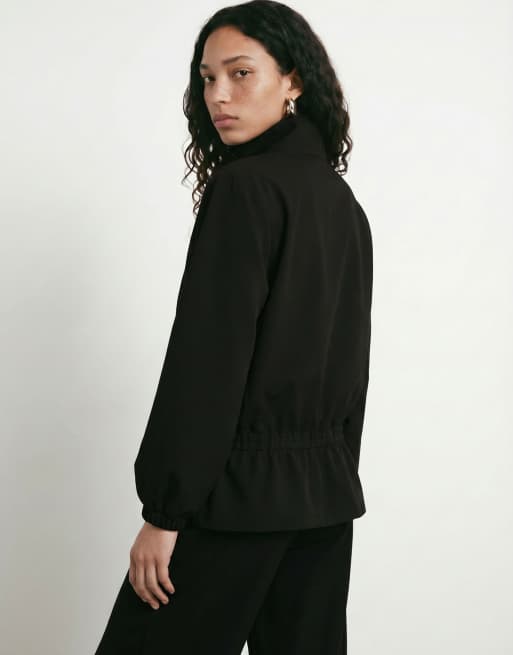 HYPEDROP shacket in zwart, 4 van 6