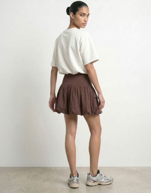 HYPEDROP Skirt in deep mahogany1, 3 of 5