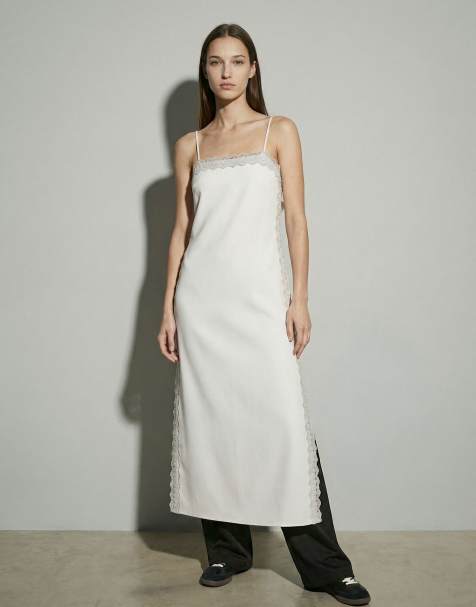 HYPEDROP - Slipdress in 'cloud dancer' - view 1