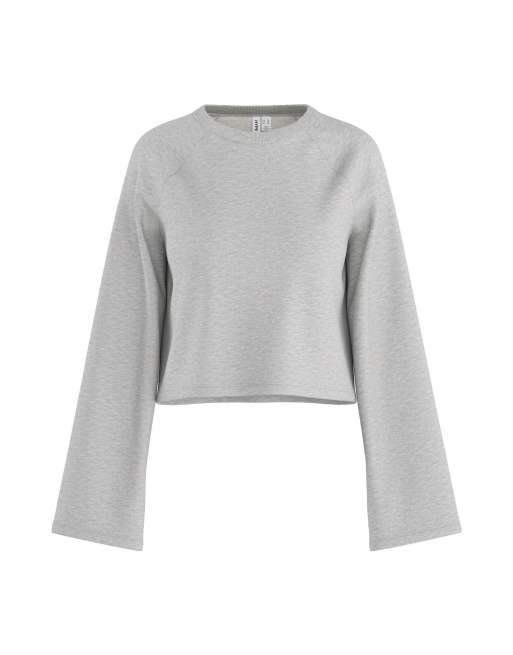 HYPEDROP sweatshirt gris clair chiné, 4 de 5
