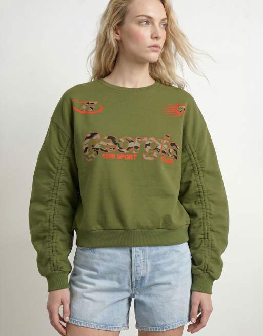 HYPEDROP - Sweatshirt in 'pesto', 2 van 6