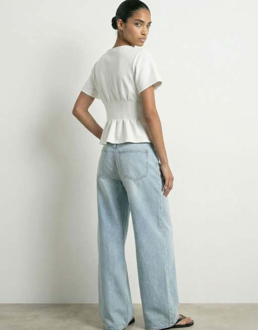HYPEDROP - T-shirt met korte mouwen in cloud dancer1, 3 van 5