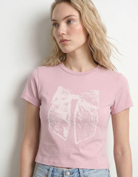 HYPEDROP - T-shirt rosa tenue - view 1