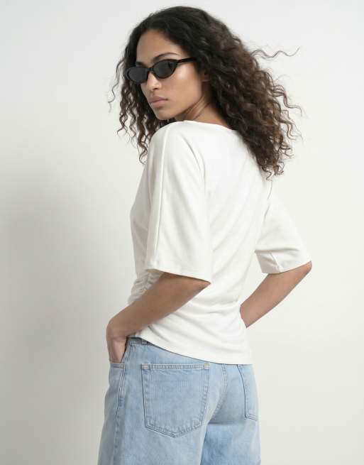 HYPEDROP top a maniche corte bianco, 3 di 5
