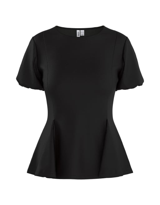 HYPEDROP - Top a maniche corte nero, 5 di 6