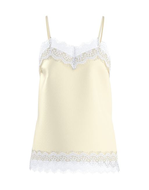 HYPEDROP - Top met bandjes in 'anise flower', 4 van 5