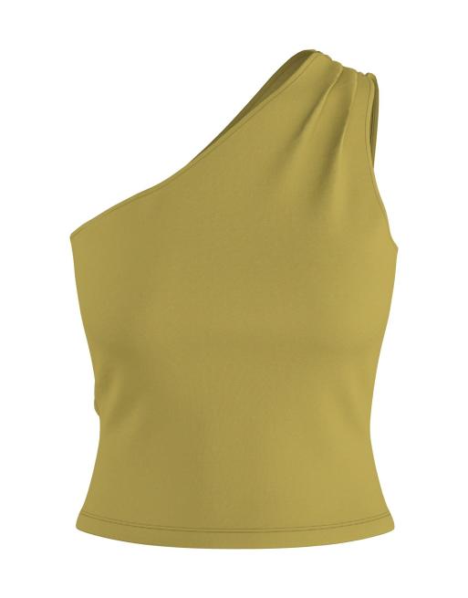 HYPEDROP top na jedno ramię w kolorze willow1, 4 z 5