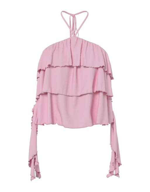 HYPEDROP - Top rosa dama 1 con cuello halter, 5 de 6