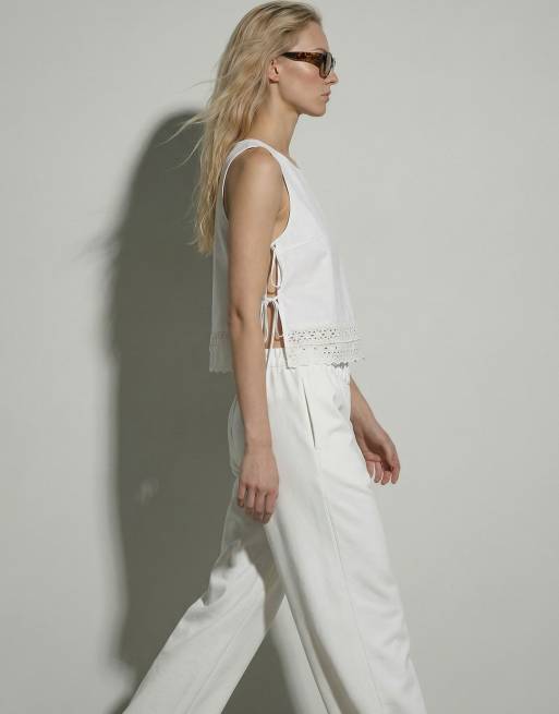 HYPEDROP - Top senza maniche bianco, 3 di 5