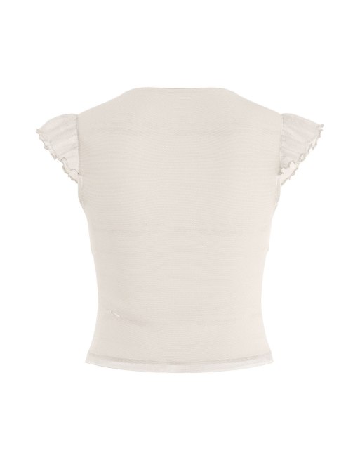 HYPEDROP Top senza maniche in gardenia, 5 di 5