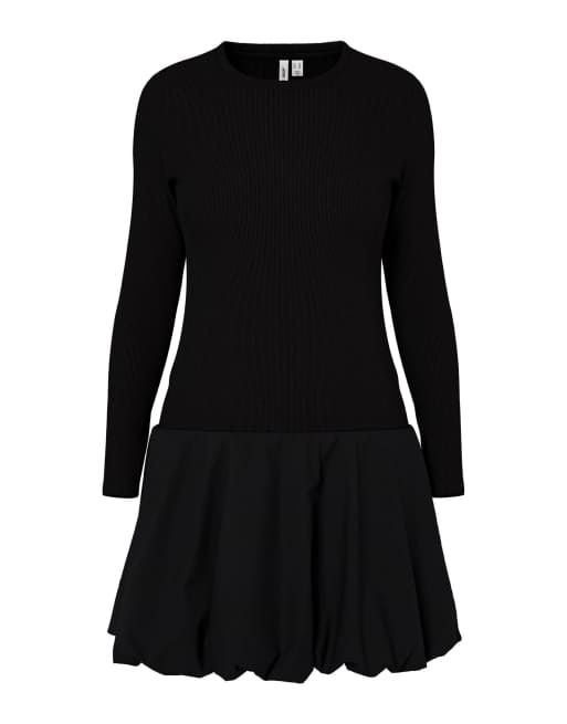 HYPEDROP - Vestido corto negro, 7 de 7