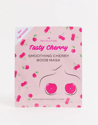 I Heart Revolution Tasty Cherry Boob Maske – Feuchtigkeitsspendende Brustmaske Mit Wildem Kirschextrakt