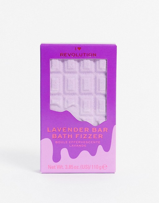 I Heart Revolution Chocolate Bar Bath Fizzer - Lavender