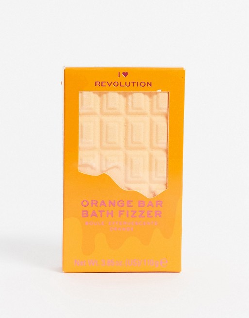 I Heart Revolution Chocolate Bar Bath Fizzer - Orange
