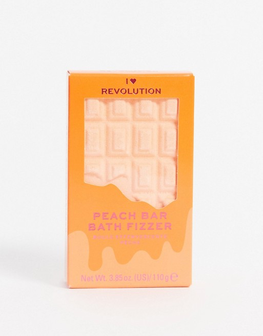 I Heart Revolution Chocolate Bar Bath Fizzer - Peach