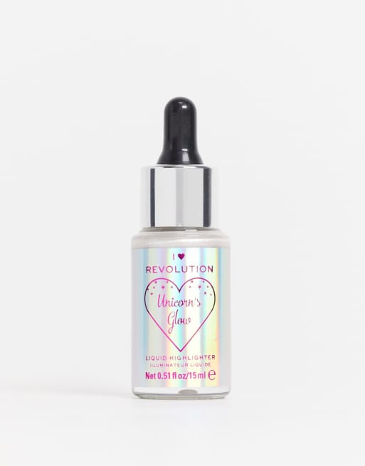 I Heart Revolution – Fantasy Liquid Highlighter – Rozświetlacz w płynie – Unicorn Glow