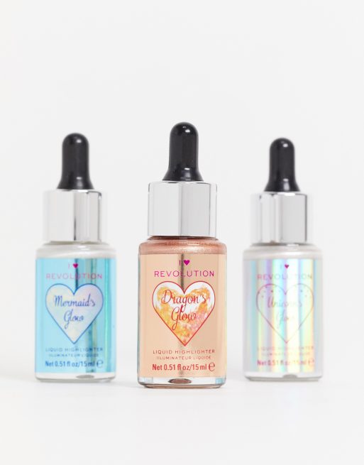 I Heart Revolution - Fantasy - Vloeibare highlighter - Dragon Glow, 4 van 4