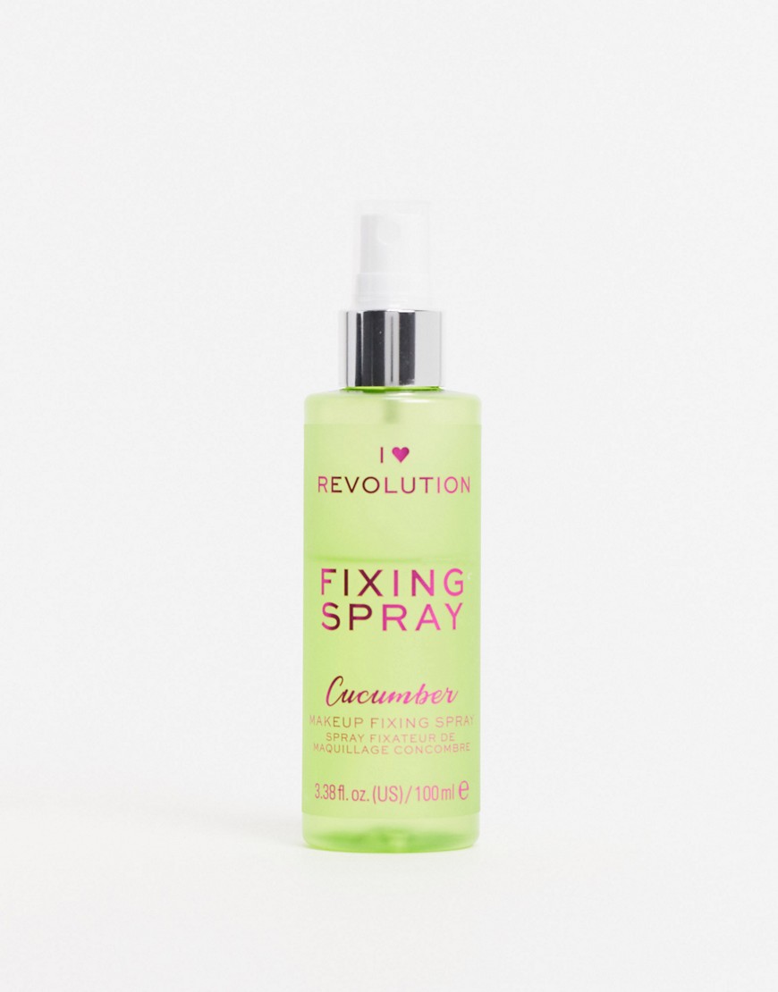 I Heart Revolution – Fixing Spray – Settingspray i Cucumber-Ingen färg