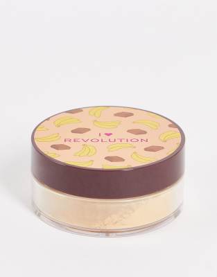 I Heart Revolution - Loose Baking Powder - Cipria fissante in polvere libera in Chocolate Banana