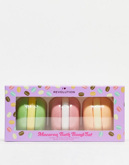 I Heart Revolution - Macaron Fizzer Trio - Set van drie bruisballen 