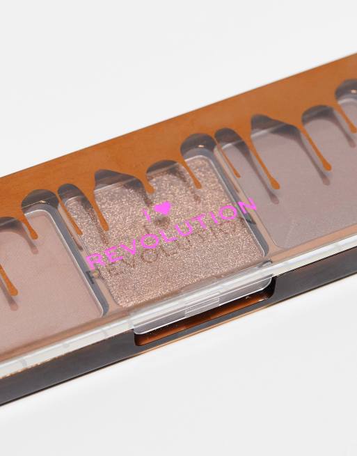 I Heart Revolution – Mini Chocolate – Lidschattenpalette in der Farbe Dark Chocolate Brownie, 3 von 4