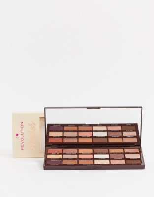 I Heart Revolution I Heart Revolution Nudes Chocolate Eyeshadow Palette-Multi