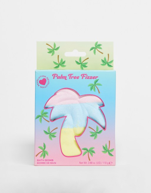I Heart Revolution – Palm Tree Fizzer – Palmträdsformad badbomb