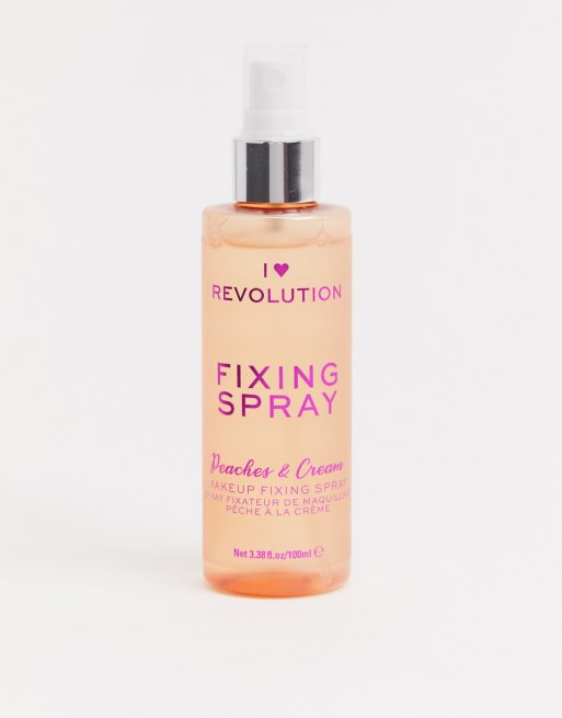 I Heart Revolution – Peaches & Cream – Spray utrwalający makijaż