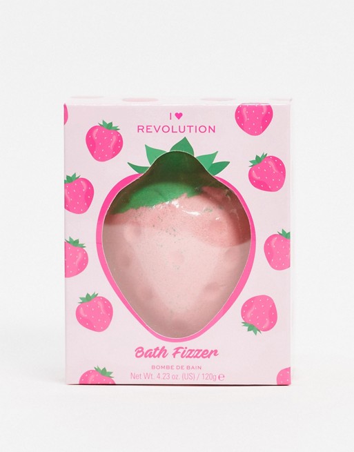 I Heart Revolution Strawberry Fruit Bath Fizzer