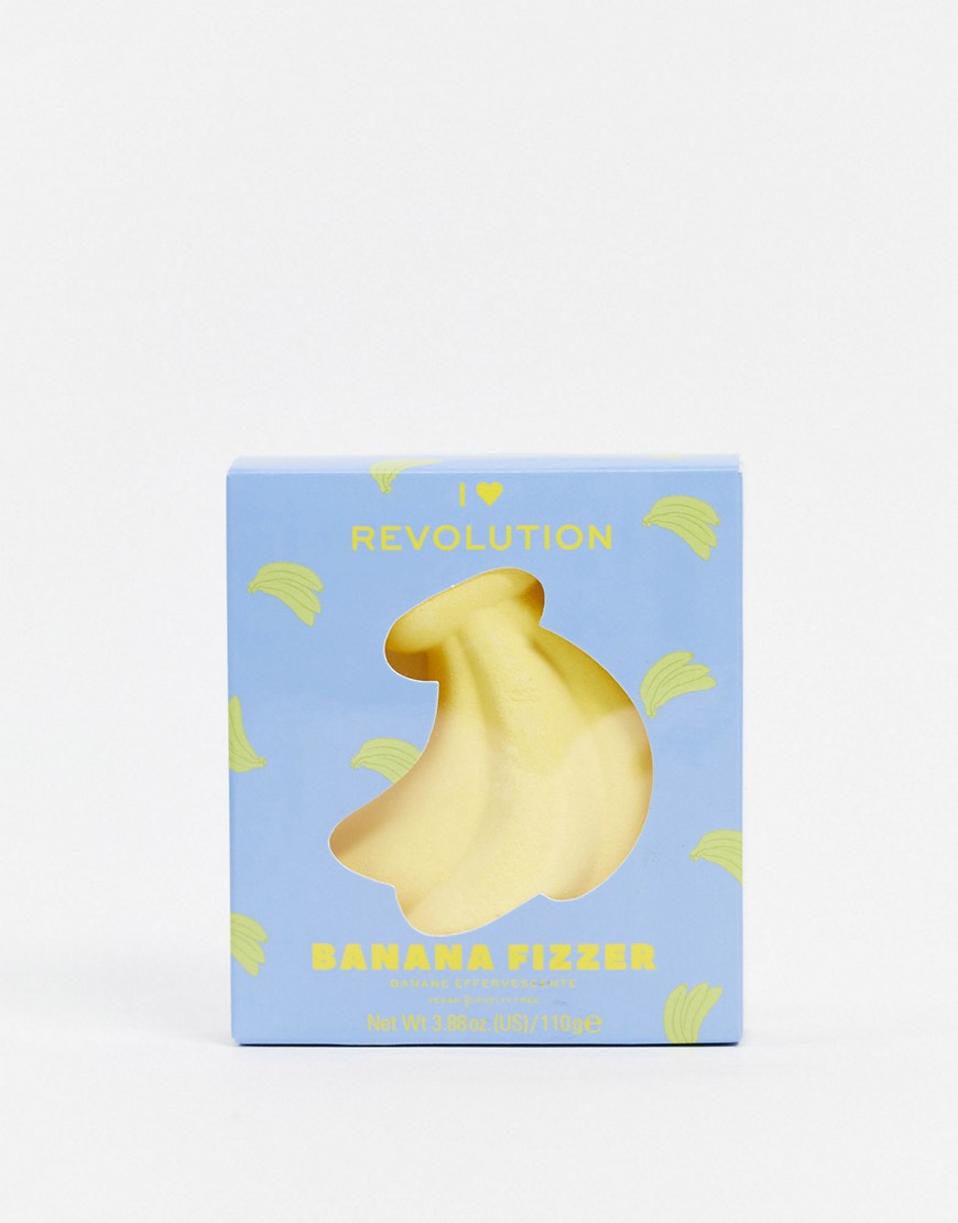 I Heart Revolution – Tasty Banana Bath Fizzer – Badbomb-Ingen färg