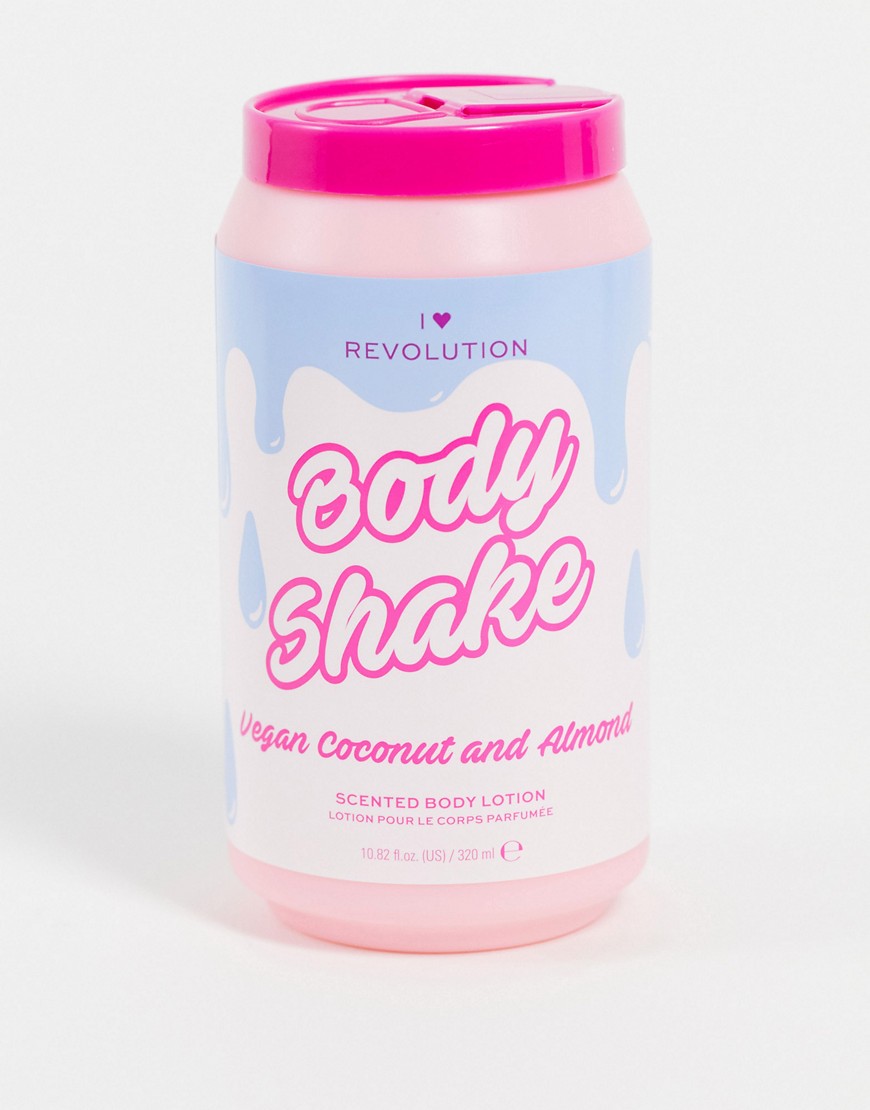 I Heart Revolution Tasty Body Milkshake Vegan Coconut and Almond Moisturiser-No colour