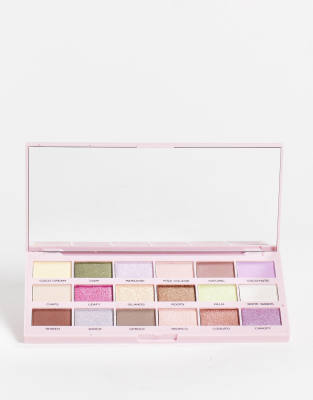 I Heart Revolution Tasty Palette - Lidschattenpalette Mit 18 Farben Im 'Tasty Coconut' Look