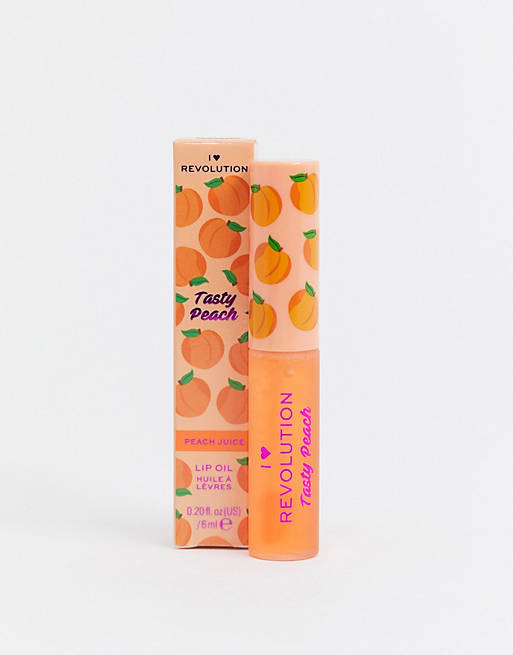 I Heart Revolution Tasty Peach Lip Oil Peach - Juice