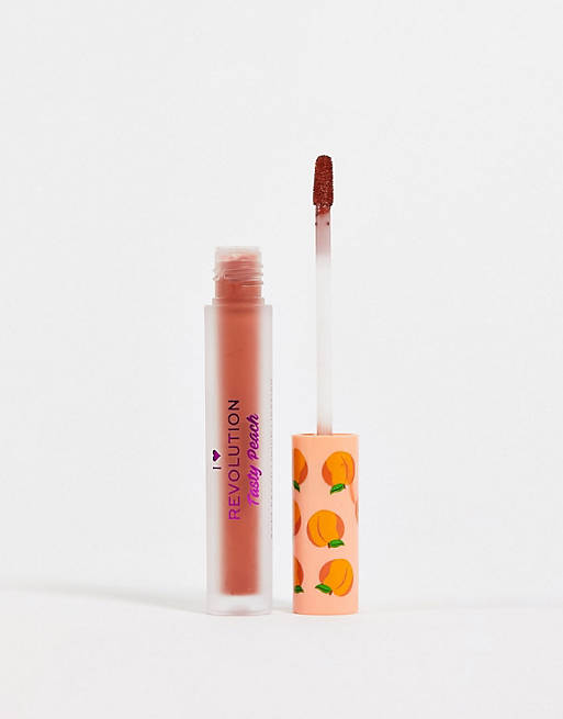 I Heart Revolution Tasty Peach Soft Peach Liquid Lipstick - Melba