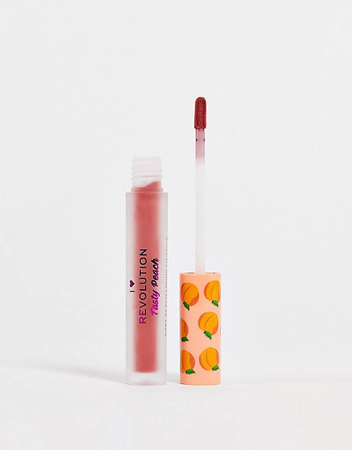 I Heart Revolution Tasty Peach Soft Peach Liquid Lipstick - Nectarine