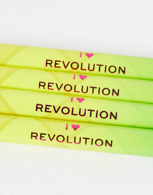 I Heart Revolution – Tasty Pineapple – Set med ögonborstar , 3 av 4