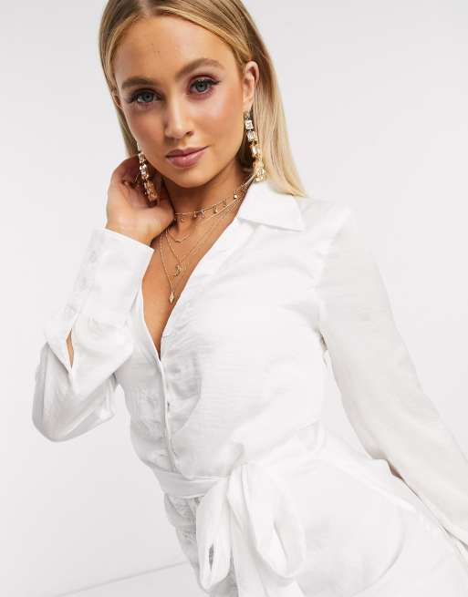 I saw it 2025 first white shirt dress