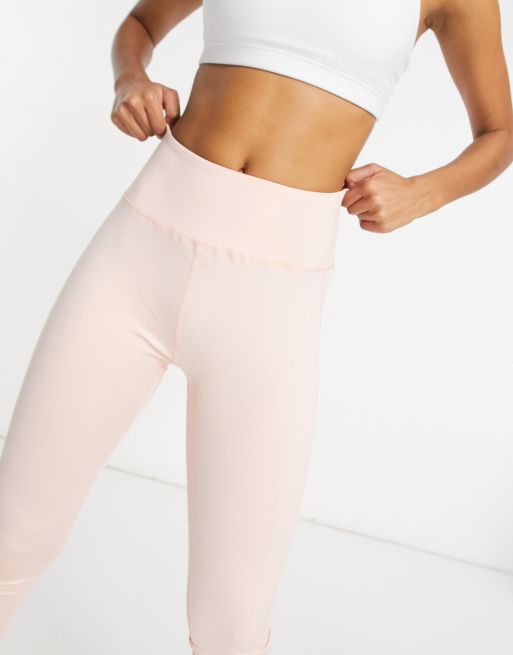 I Saw It First basic active leggings in baby pink