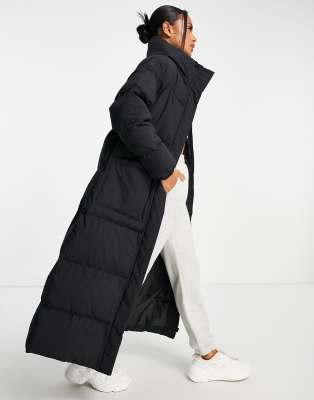 I Saw It First I Saw It First black longline puffer coat