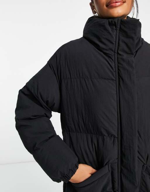 Black lightweight hot sale padded coat